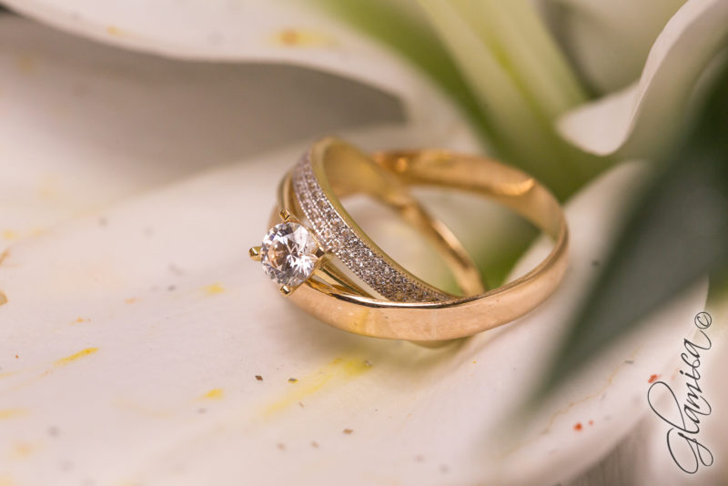 Photos de bagues lors d'un mariage a Cossonay